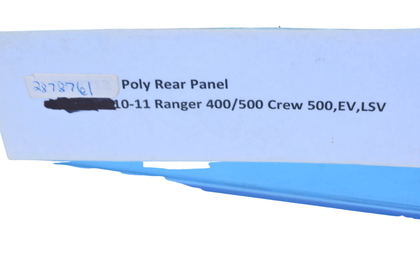 New OEM Polaris 2878761 Poly Rear Panel Kit NOS