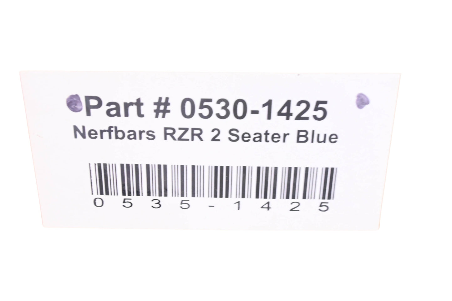 Moose Racing 0530-1425 Blue Nerf Bar Kit NOS