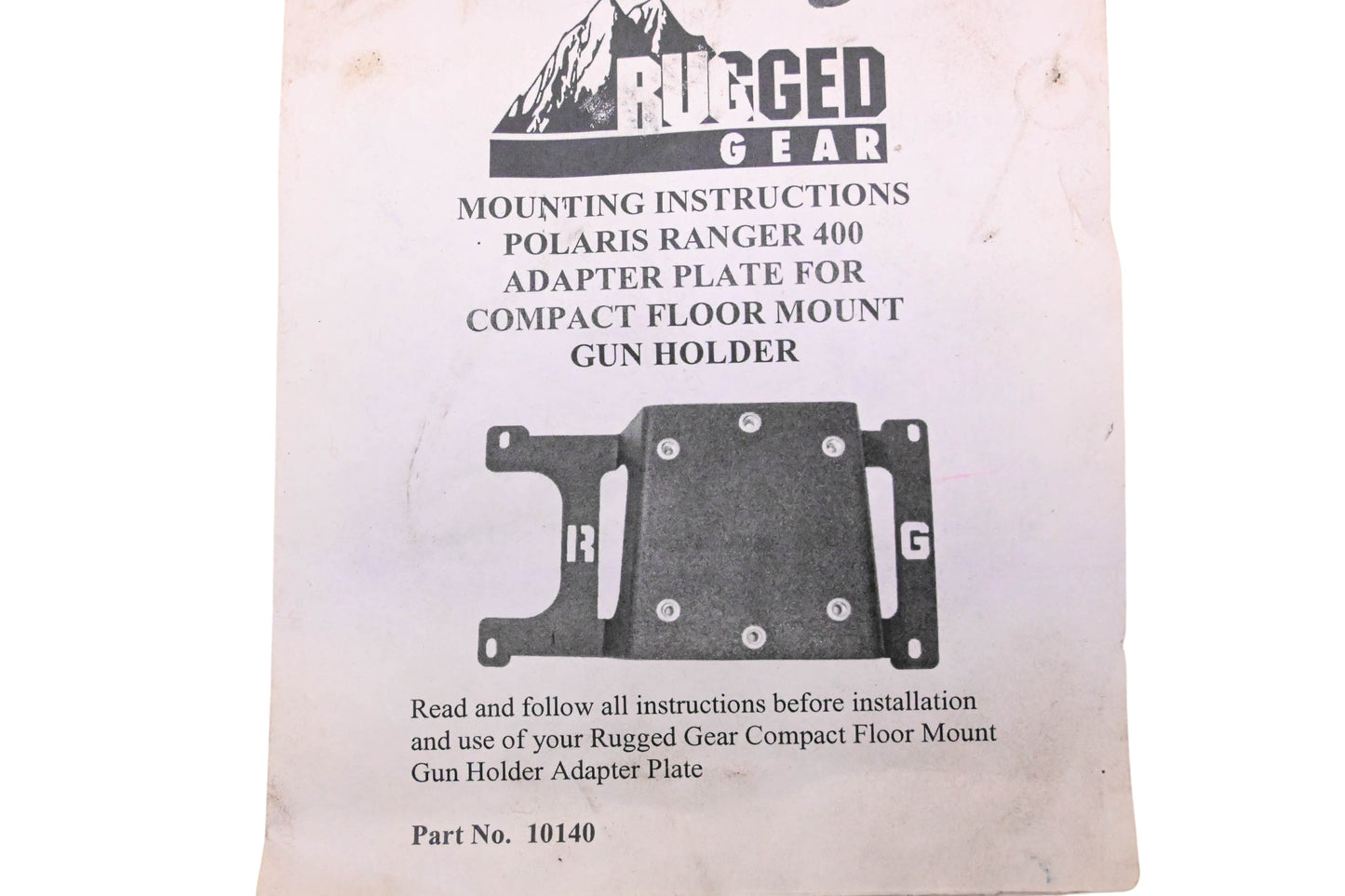 Rugged Gear 10140 Adapter Plate Assembly Kit NOS