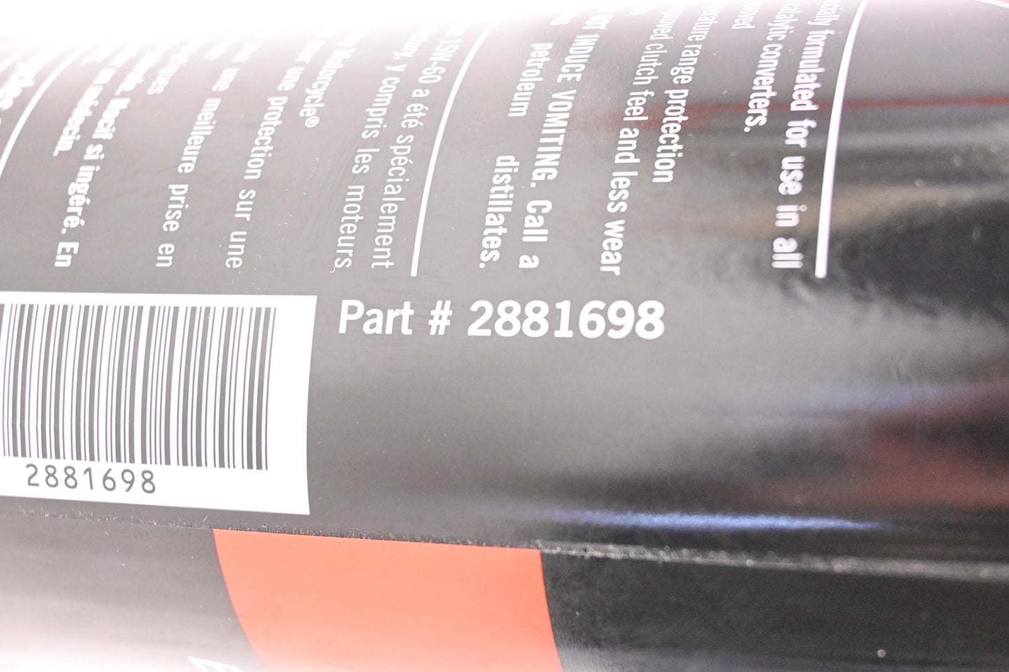 New OEM Victory 2881698, 15W-60 1 Quart Full Synthetic Engine Oil NOS