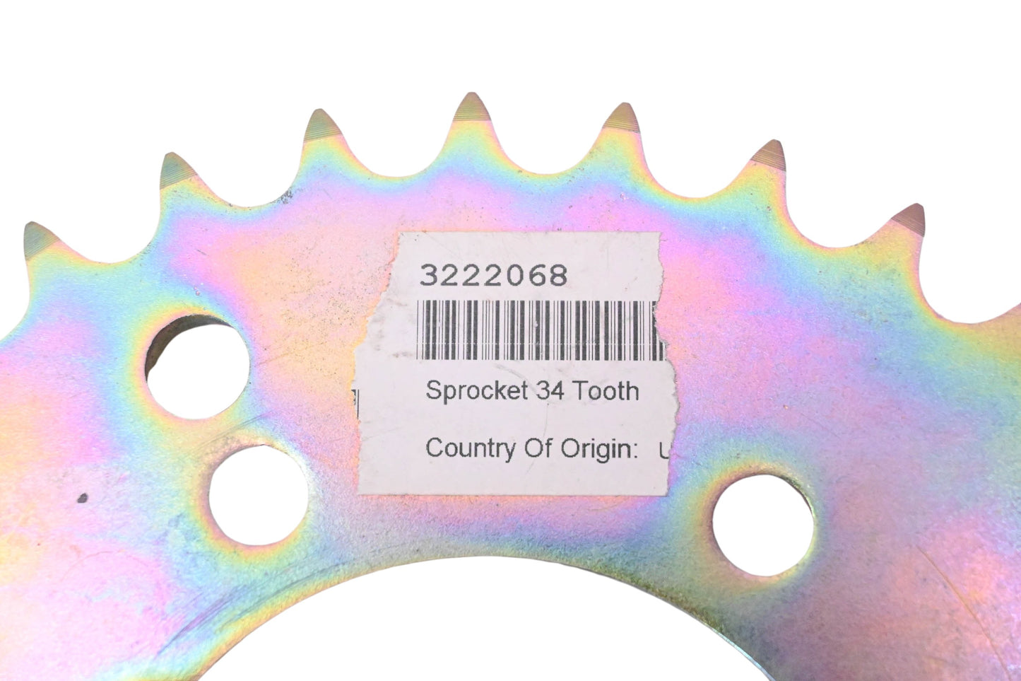 New OEM Polaris 3222068 34 Tooth Rear Sprocket NOS