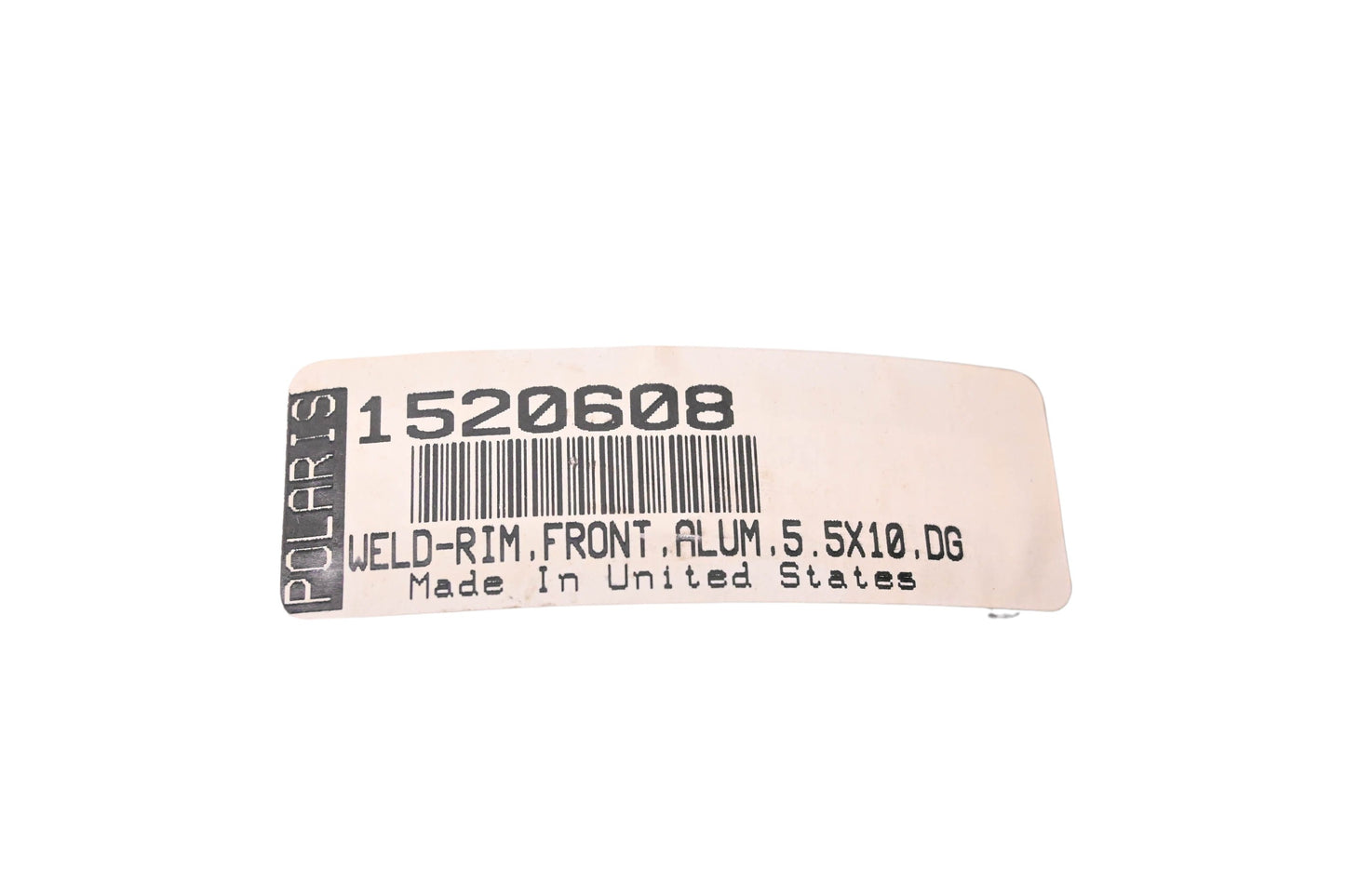 New OEM Polaris 1520608 10x5 Aluminum Front Wheel Rim NOS