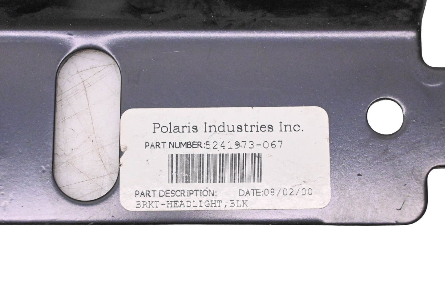 New OEM Polaris 5241973-067 Handlebar Light Bracket NOS