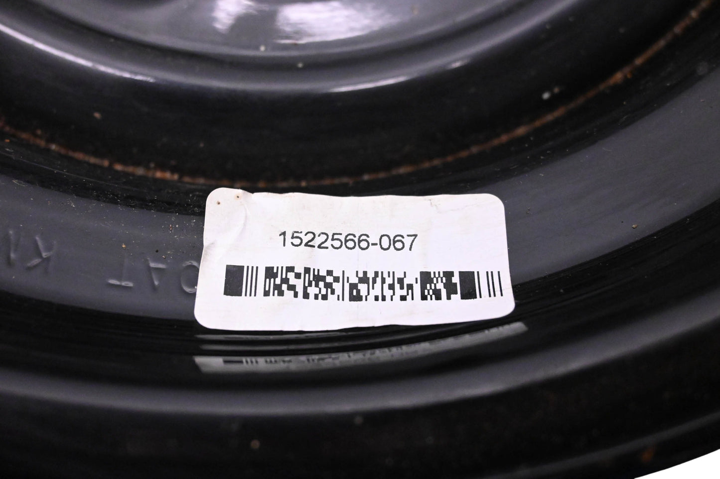 New OEM Polaris 1522566-067 12x8" Black Wheel Rim NOS