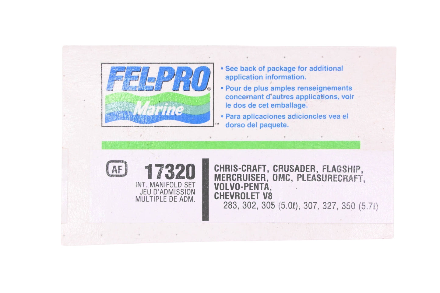 Fel-Pro 17320 Intake Manifold Gasket Kit NOS