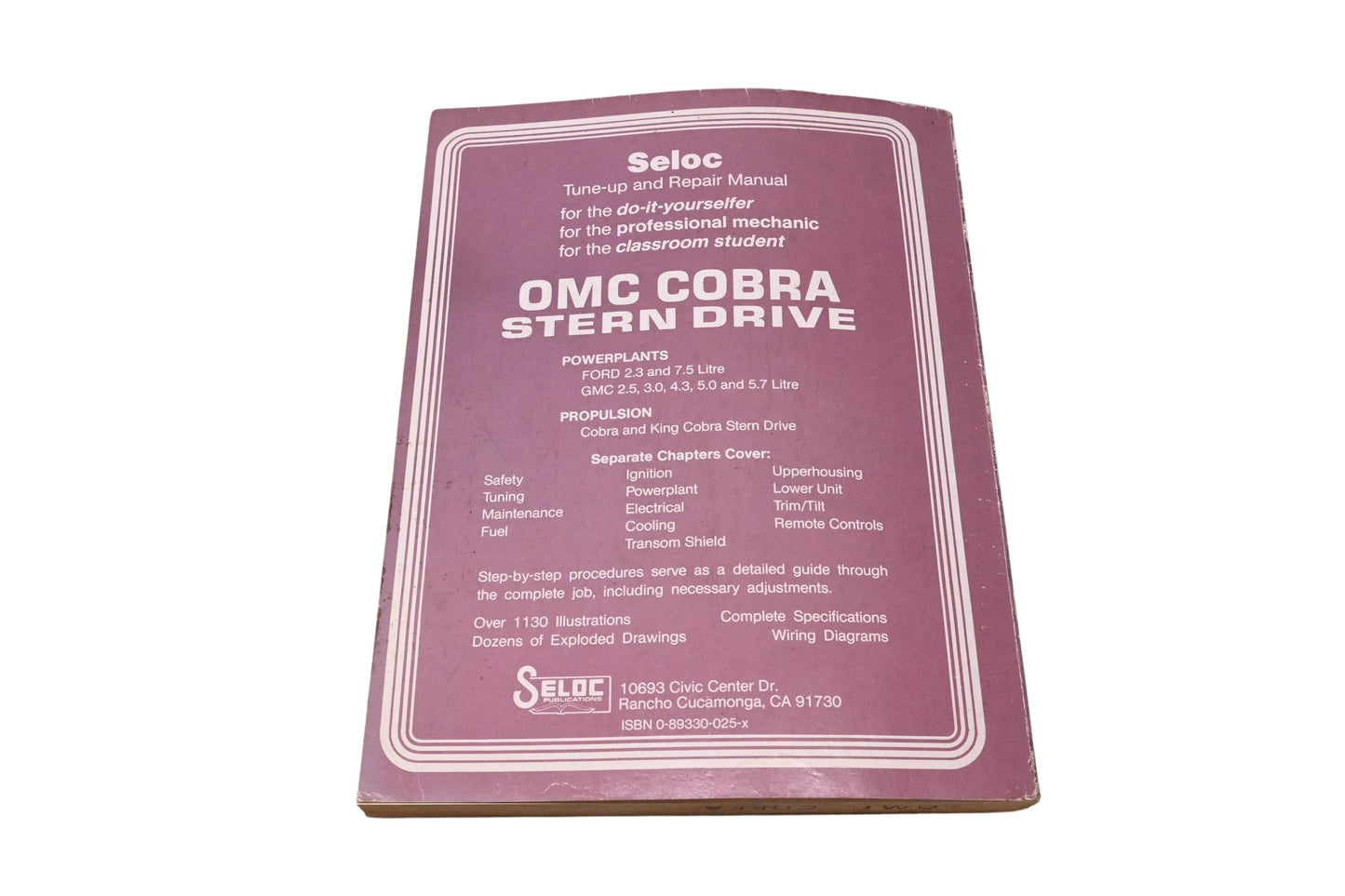OMC 0-89330-025-X Stern Drive Tune-Up and Repair Manual