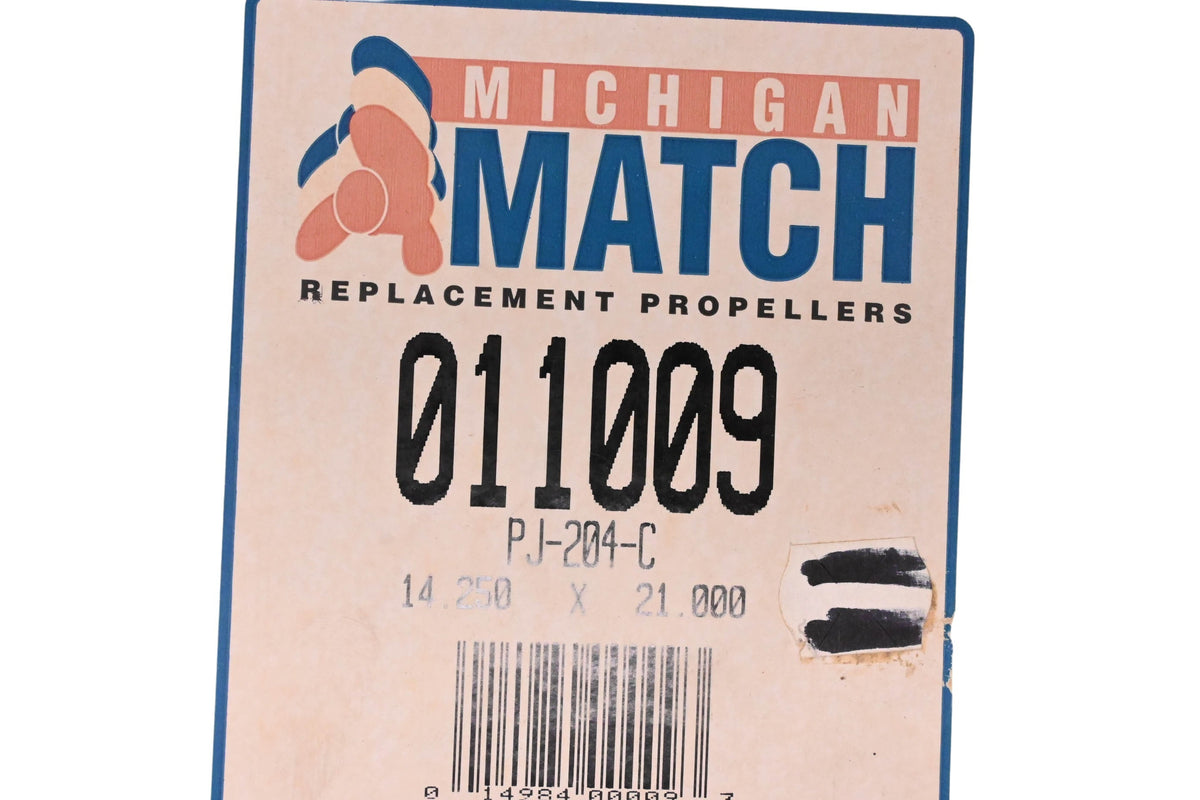 Michigan Propellers 011009 3 Blade Aluminum Propeller 14 1/4x21 NOS