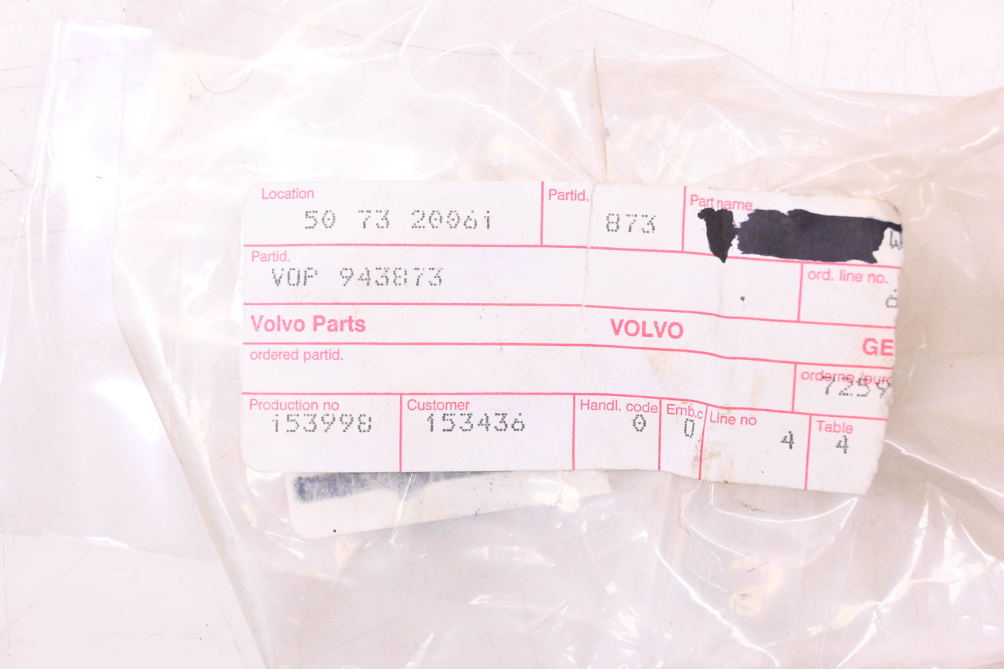 Volvo Penta 943873 Shim NOS