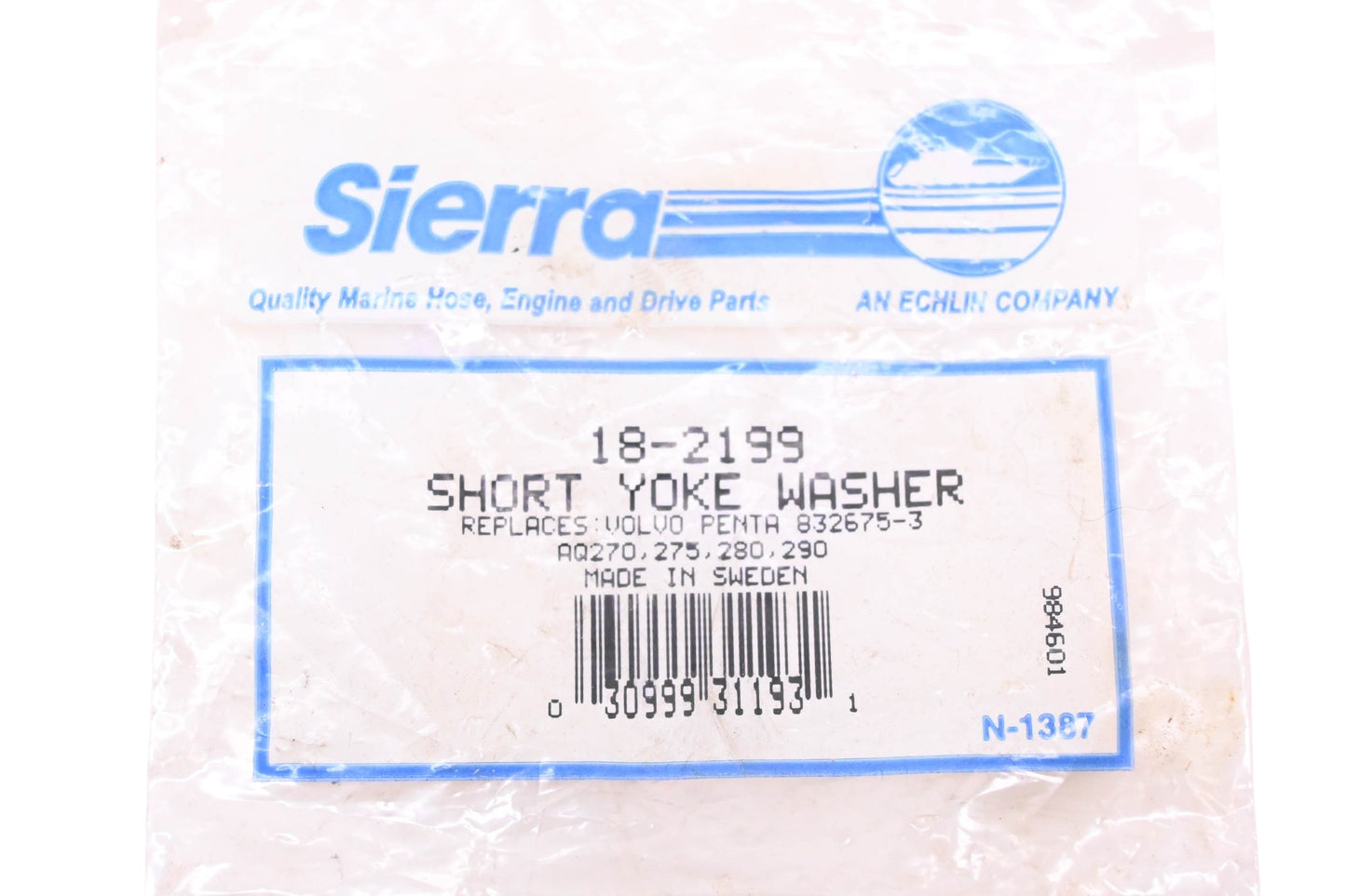 Sierra 18-2199 Short Yoke Washer NOS