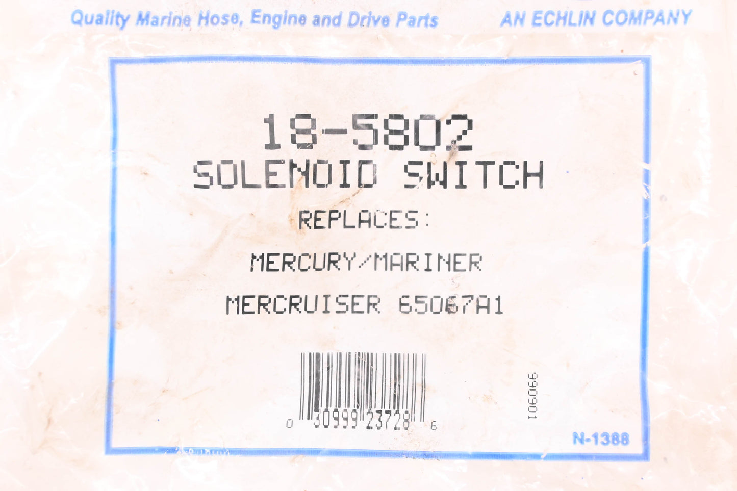 Sierra 18-5802 Starter Solenoid NOS
