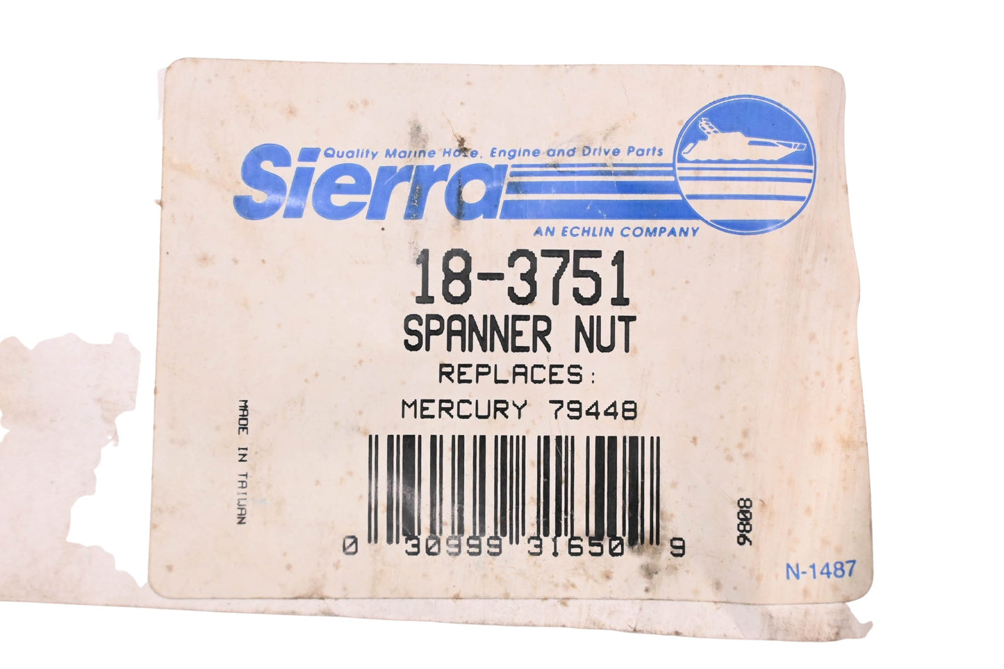 Sierra 18-3751 Spanner Nut NOS