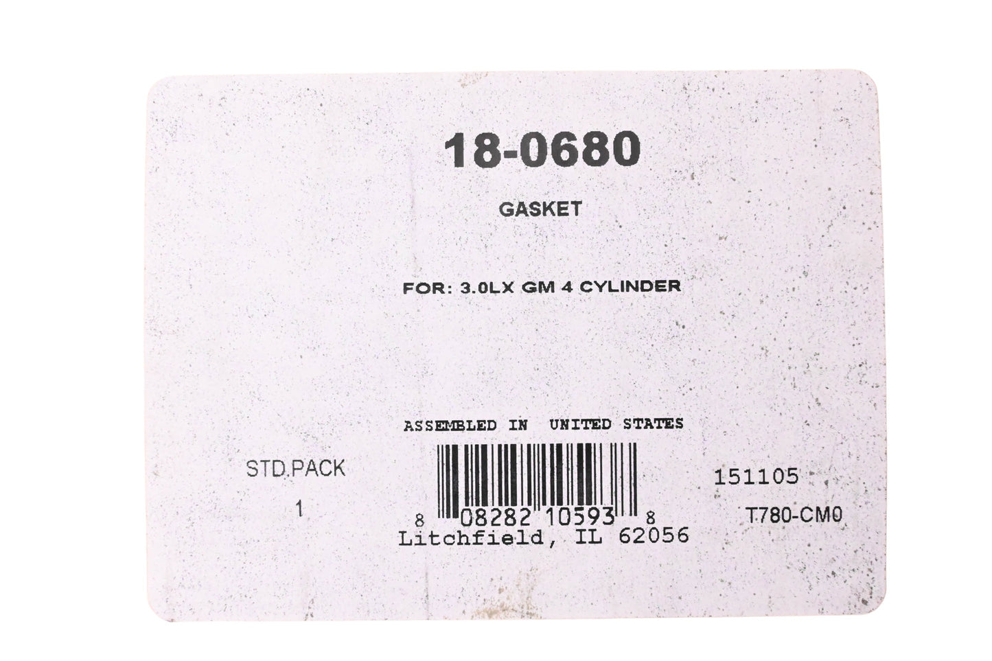 Sierra 18-0680 Exhaust Manifold Gasket NOS