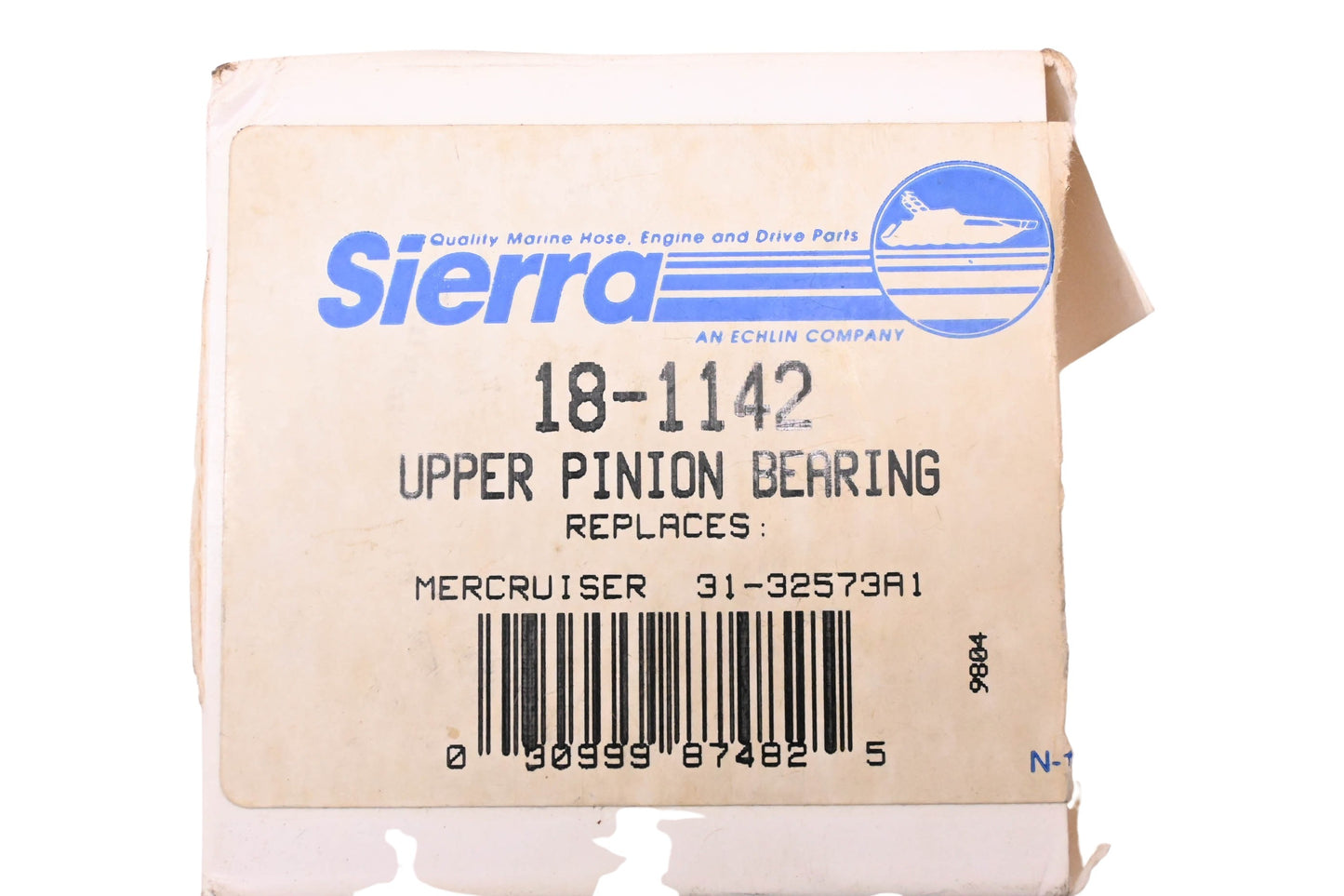 Sierra 18-1142 Upper Pinion Bearing Assembly NOS