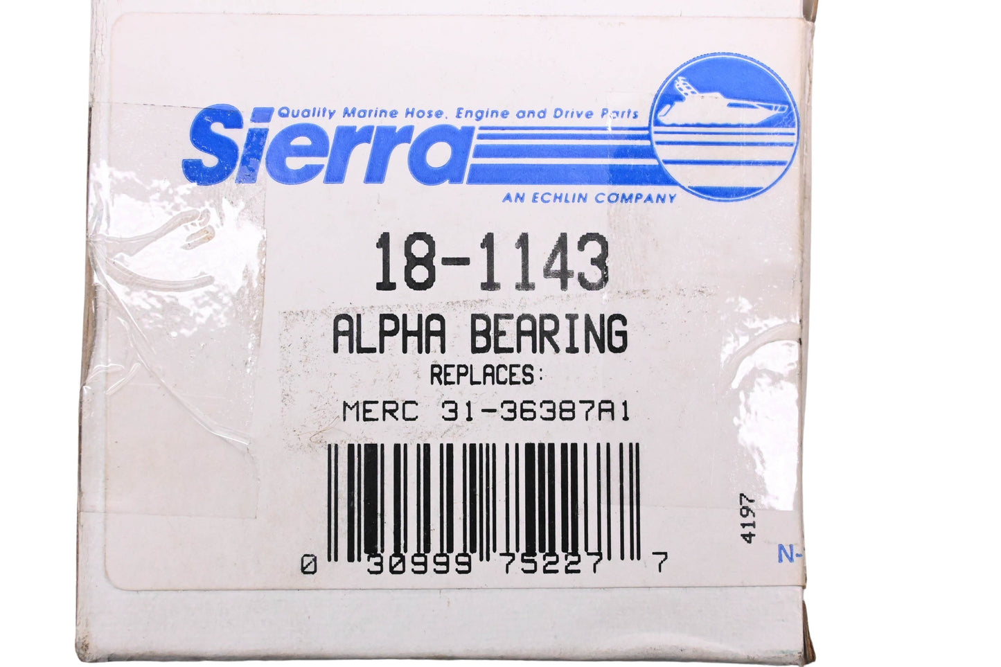 Sierra 18-1143, M84549 Tapered Roller Bearing Assembly NOS