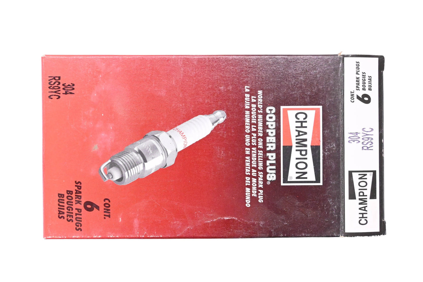 Champion 304, RS9YC Spark Plugs Qty 6 NOS
