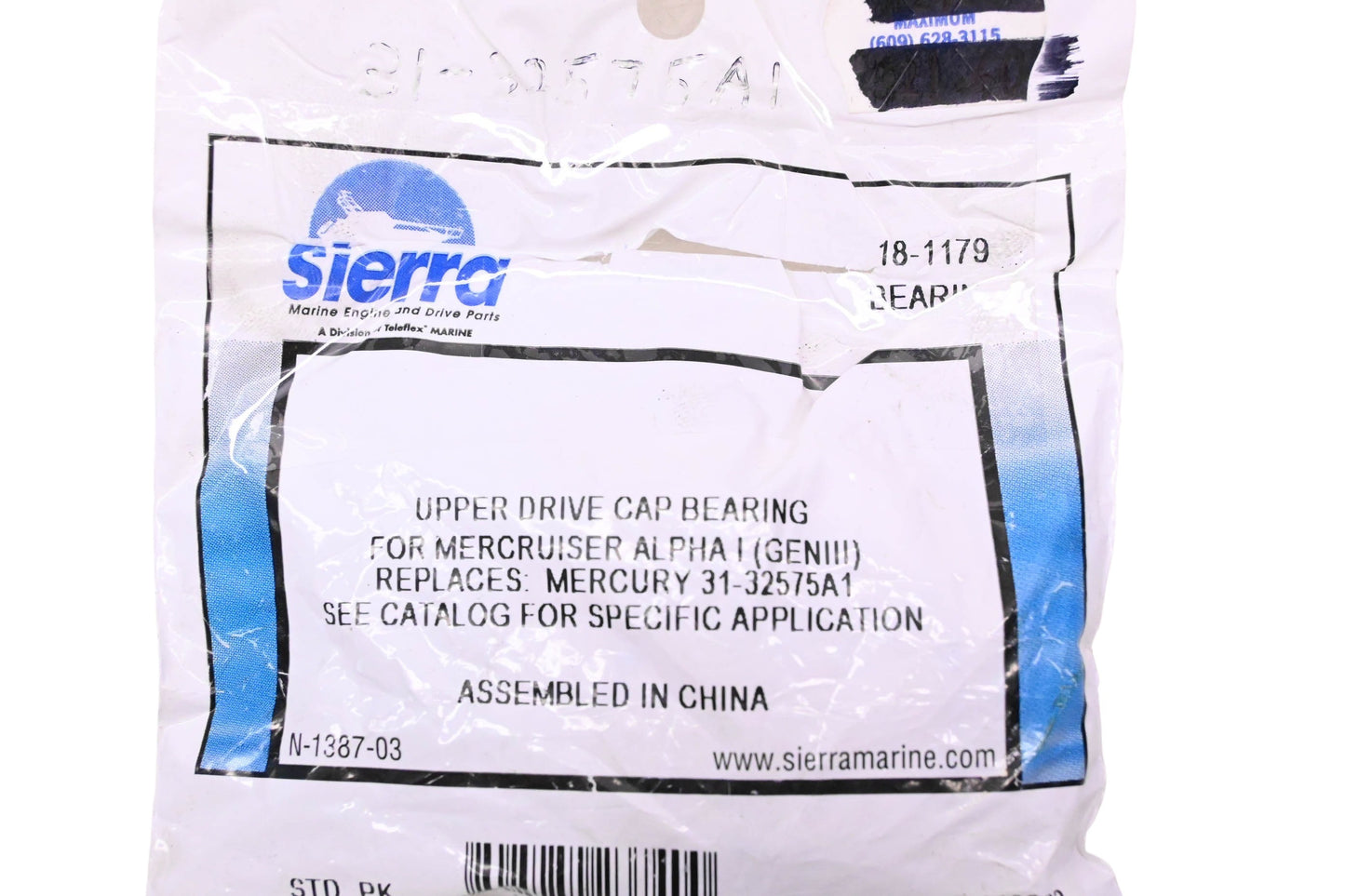 Sierra 18-1179 Tapered Roller Bearing Assembly NOS