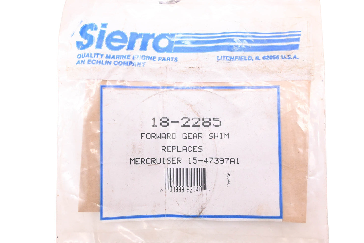 Sierra 18-2285 Forward Gear Shim Kit NOS