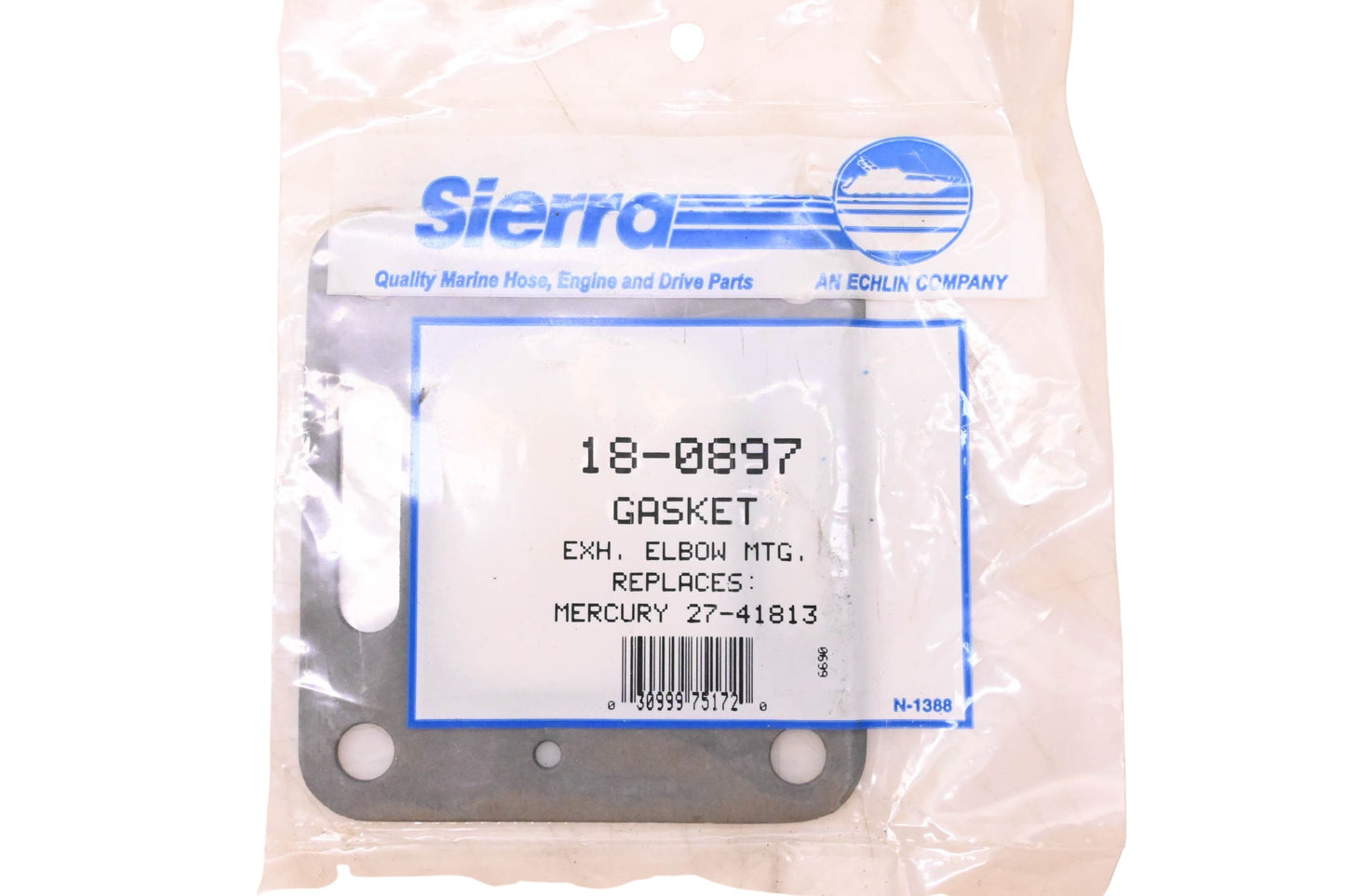 Sierra 18-0897 Exhaust Manifold Elbow Gasket NOS