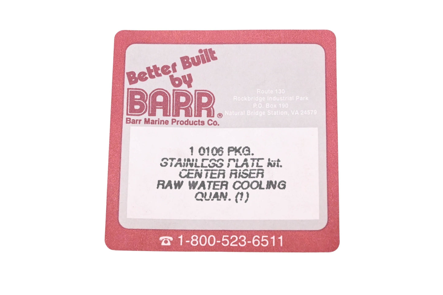 Barr Marine 1-0106 Exhaust Riser Gasket NOS