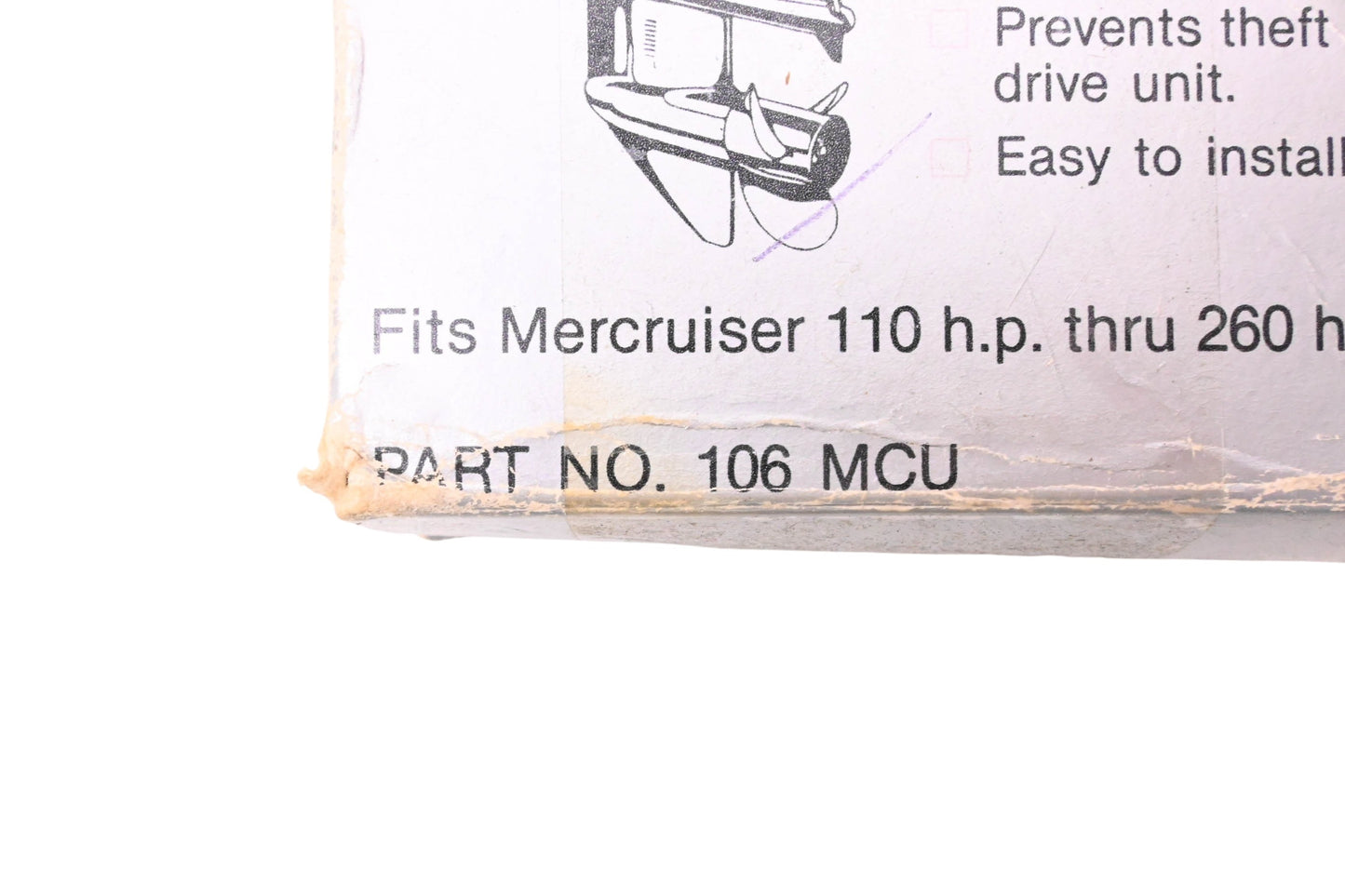 Tempo Marine 106MCU I/O Drive Unit Lock NOS