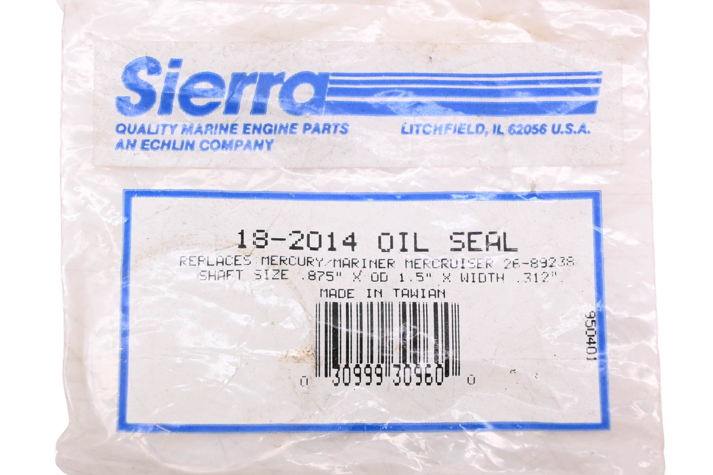Sierra 18-2014 Oil Seal NOS