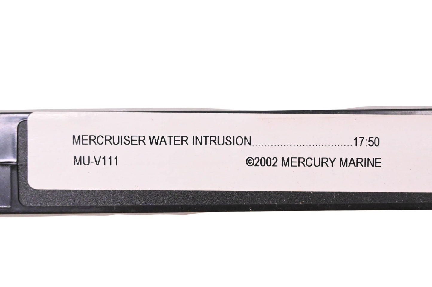 OEM Mercury MU-V111 Water Intrusion Video VHS