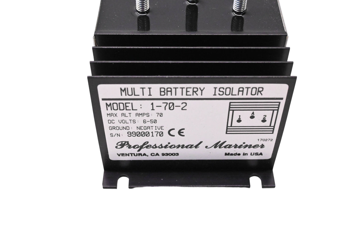 Professional Mariner 1-70-2 Multi-Battery Isolator NOS