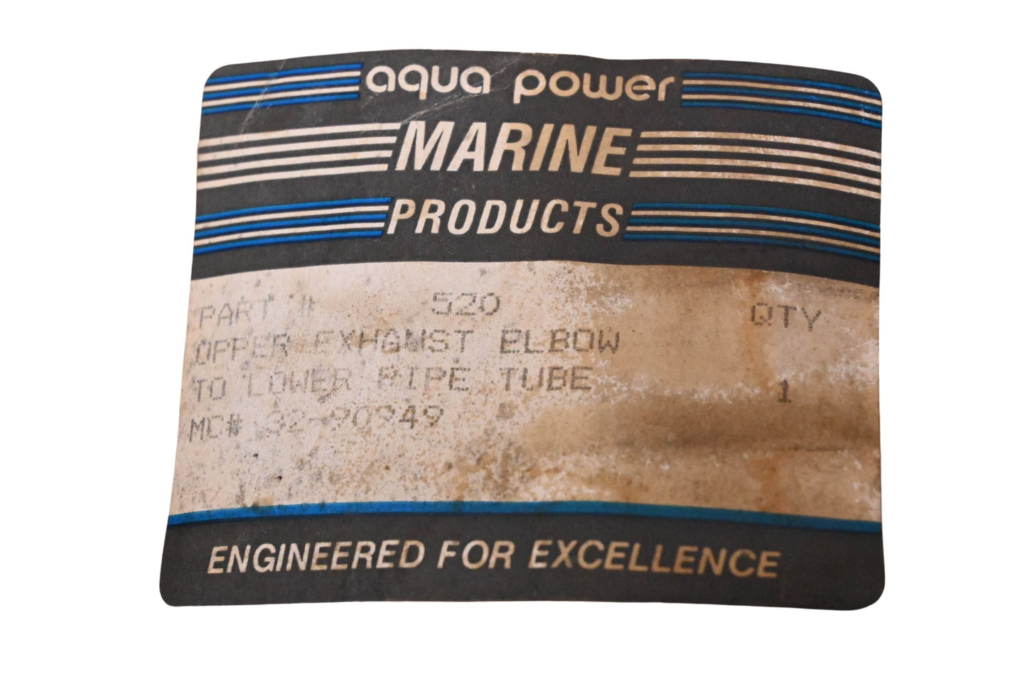 Aqua Power 520, 32-90949 Exhaust Tube NOS