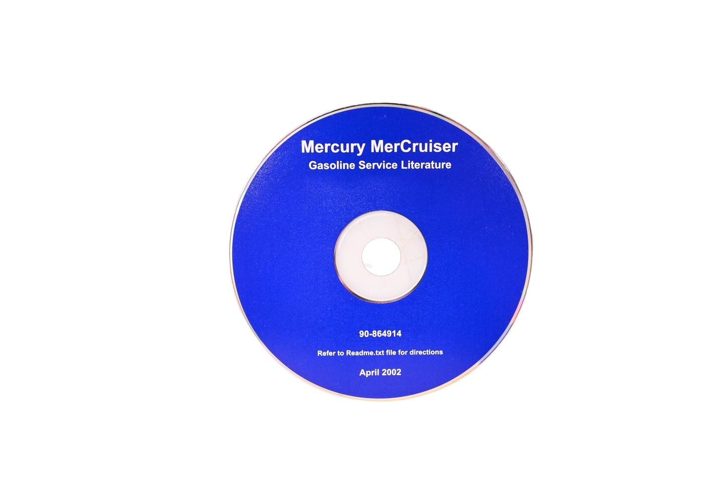 OEM Mercury 90-864914 Gasoline Service Literature CD