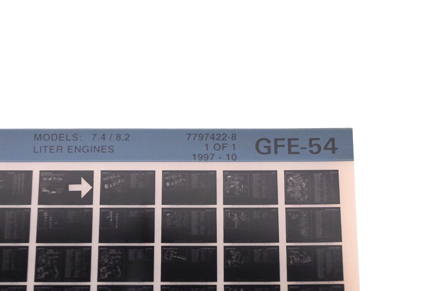 Volvo Penta 7797422-8 1997 Parts Catalog Microfiche NOS