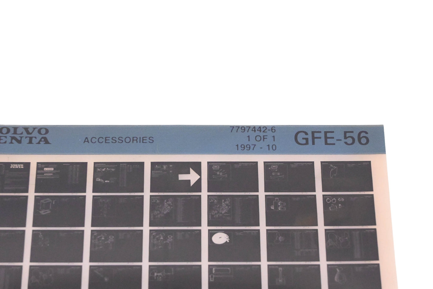 Volvo Penta 7797442-6 1997 Accessories Microfiche NOS