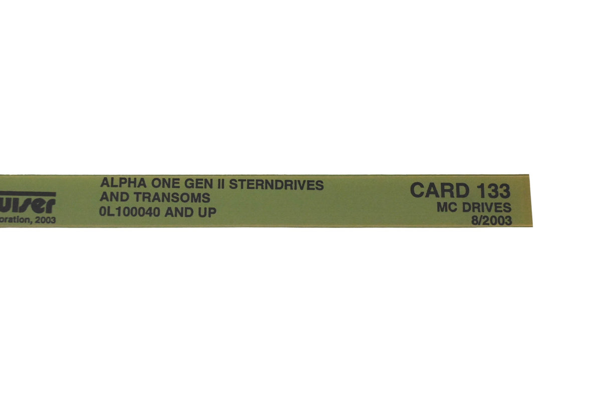 Mercruiser DP024-55 2003 Alpha One Gen II Parts Catalog Microfiche
