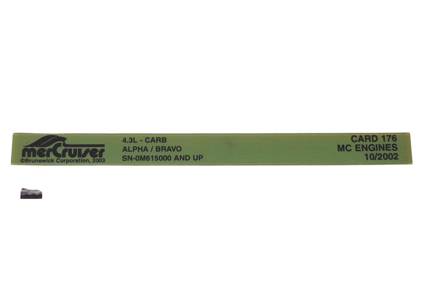Mercruiser DP024-65 4.3L- Carb Parts Catalog Microfiche