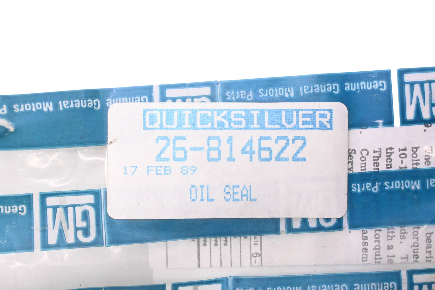 GM 26-814622 Oil Seal Kit NOS