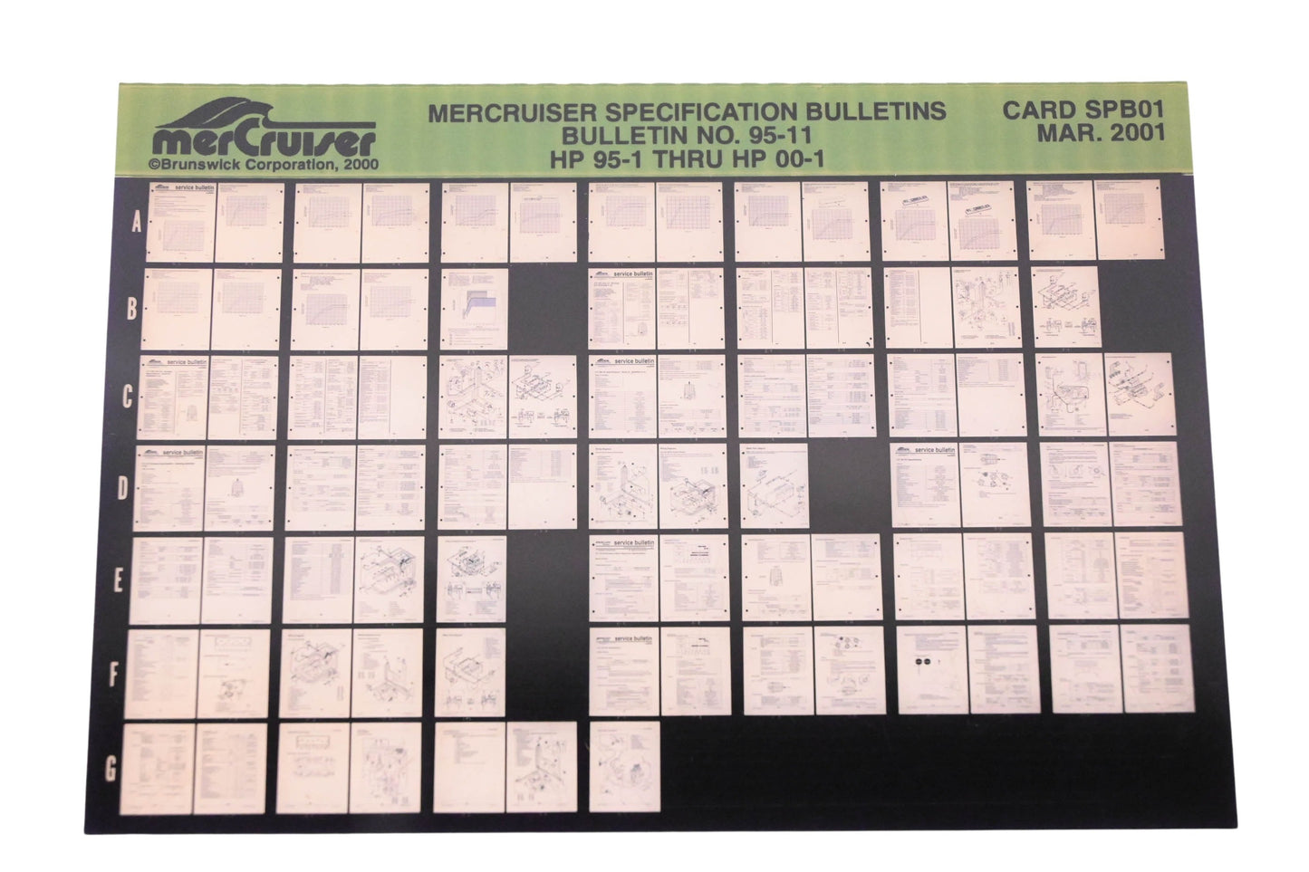 Mercruiser DP031-83 2001 Specification Bulletins Microfiche