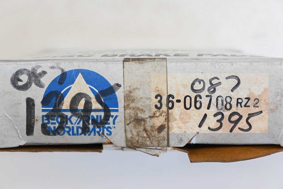 Beck/Arnley 087-1395, 36-06708 Silver Supreme Semi-Metallic Non-Asbestos Brake Pad Kit NOS