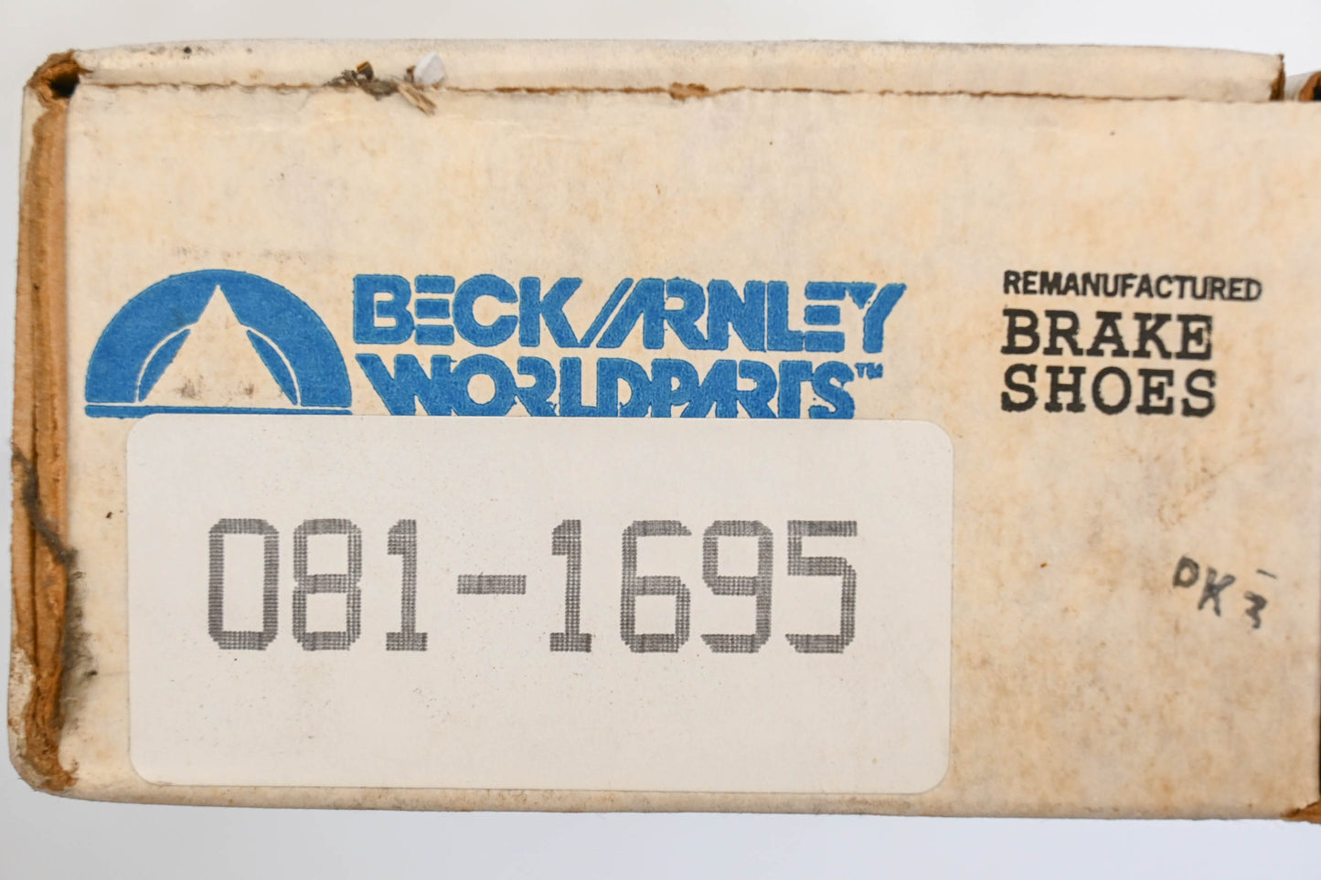 Beck/Arnley 081-1695 Remanufactured Drum Brake Shoe Kit NOS