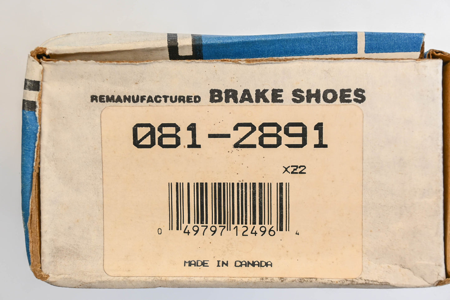 Beck/Arnley 081-2891 Remanufactured Drum Brake Shoe Kit NOS