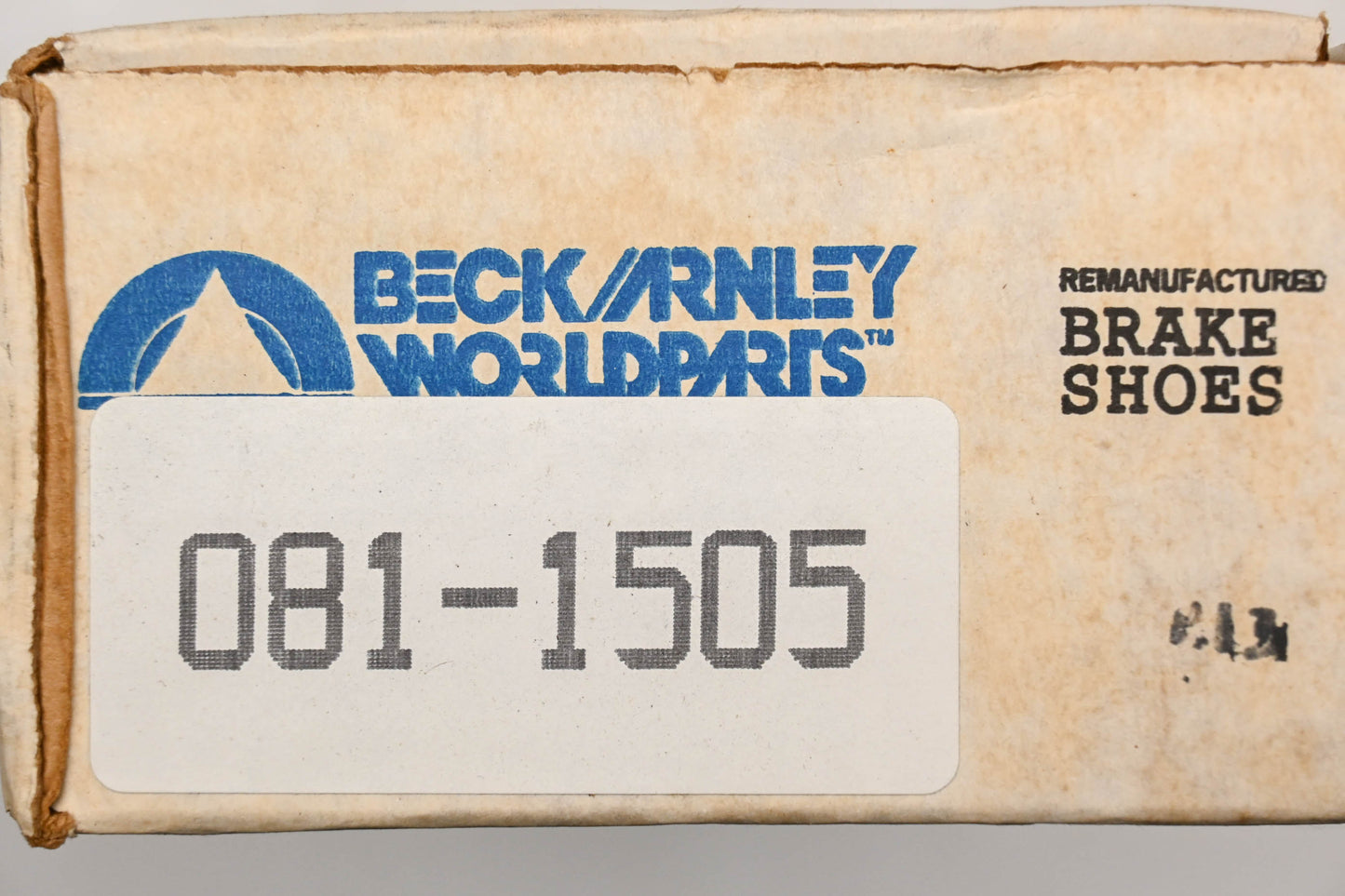 Beck/Arnley 081-1505 Remanufactured Drum Brake Shoe Kit NOS