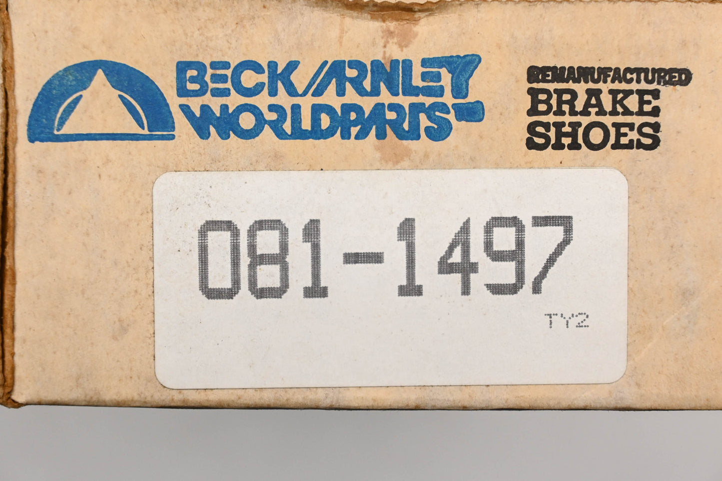 Beck/Arnley 081-1497 Remanufactured Drum Brake Shoe Kit NOS