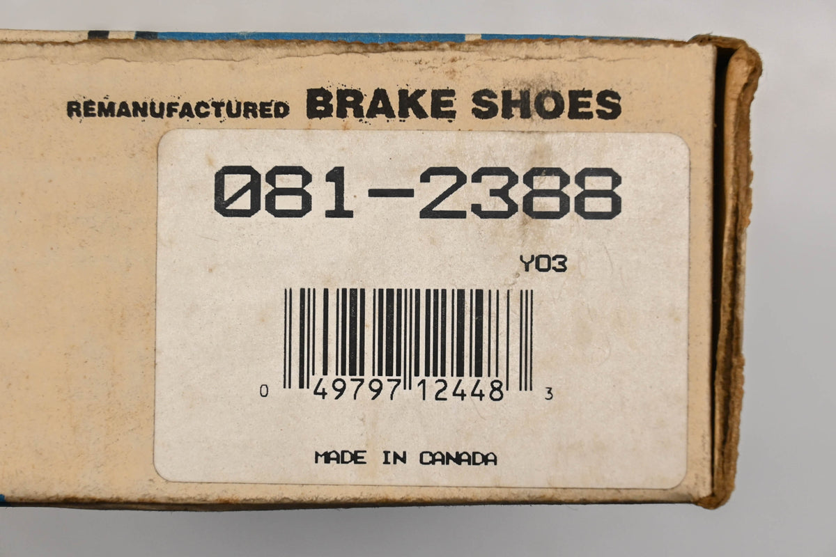 Beck/Arnley 081-2388 Remanufactured Drum Brake Shoe Kit NOS