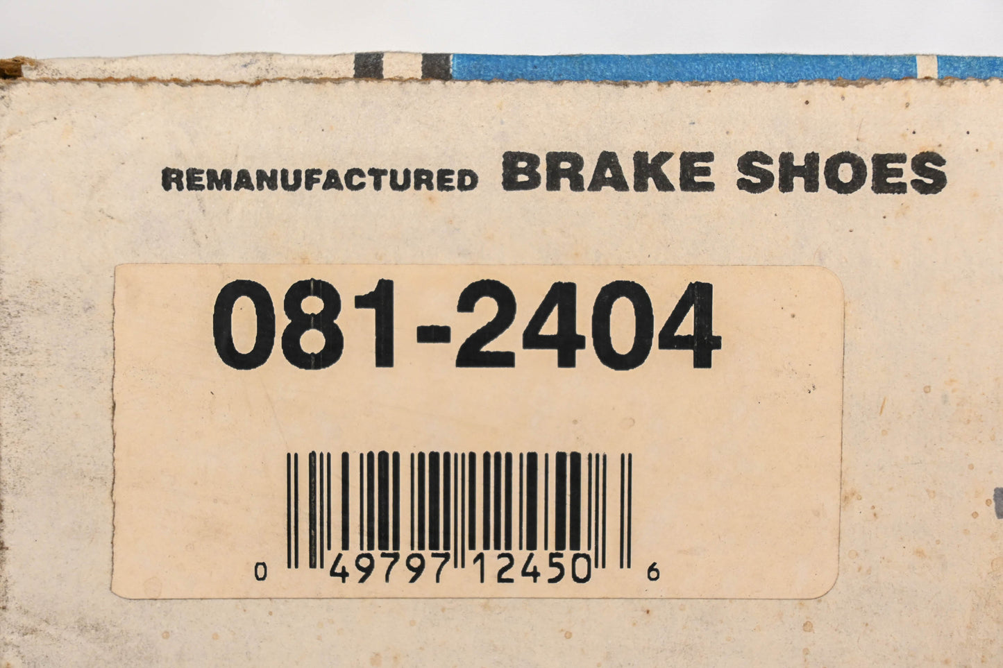 Beck/Arnley 081-2404 Remanufactured Drum Brake Shoe Kit NOS
