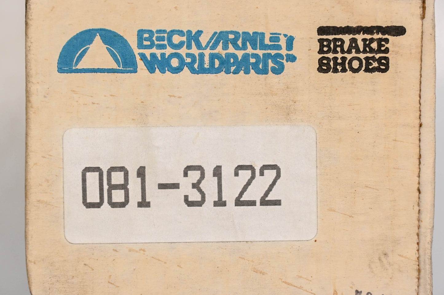 Beck/Arnley 081-3122 Remanufactured Drum Brake Shoe Kit NOS
