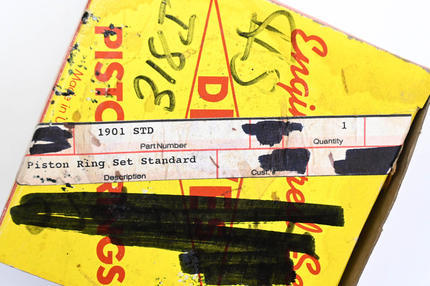 Deves 1901, 1901 STD, 013-3272 Piston Ring Kit NOS