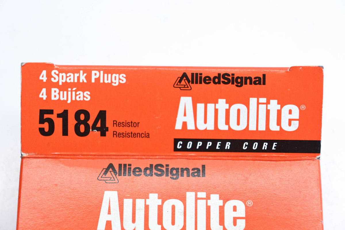 Autolite 5184 Resistor Spark Plug Kit Qty 4 NOS
