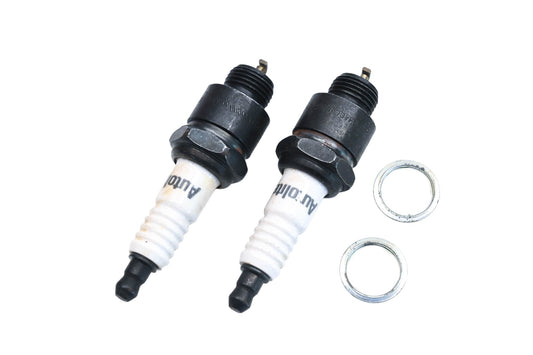 Autolite 85 Resistor Spark Plug Kit Qty 2 NOS