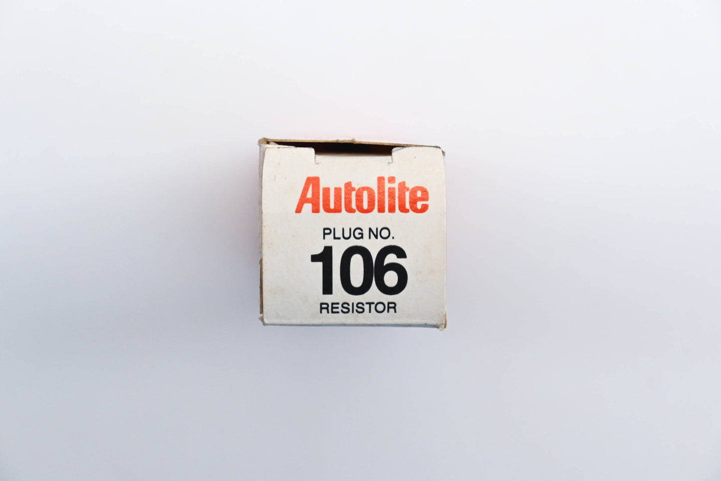Autolite 106 Resistor Spark Plugs Qty 3 NOS