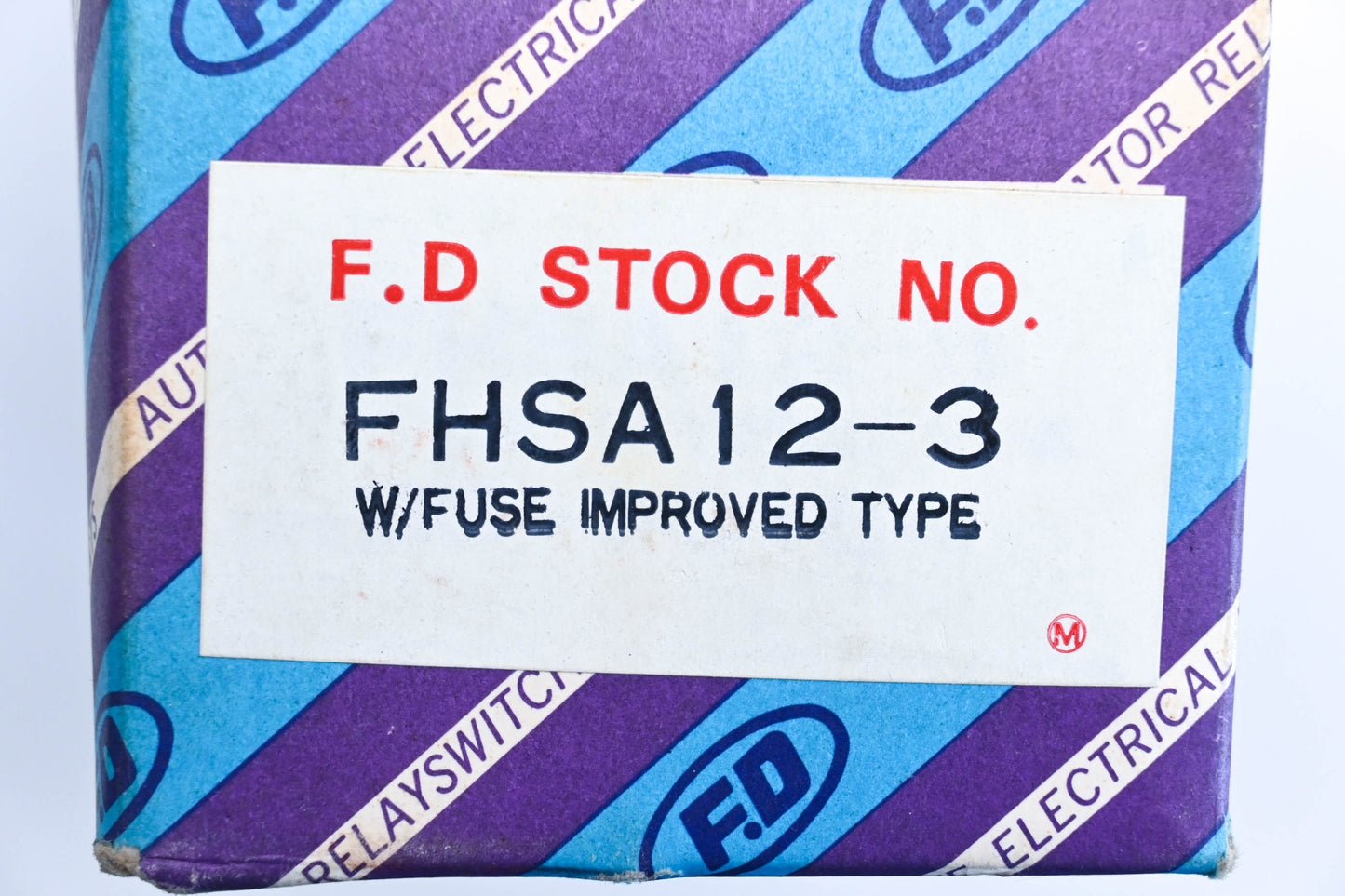 FD Elecman FHSA12-3, 177-0411, 23-00168 Voltage Regulator With Fuse NOS