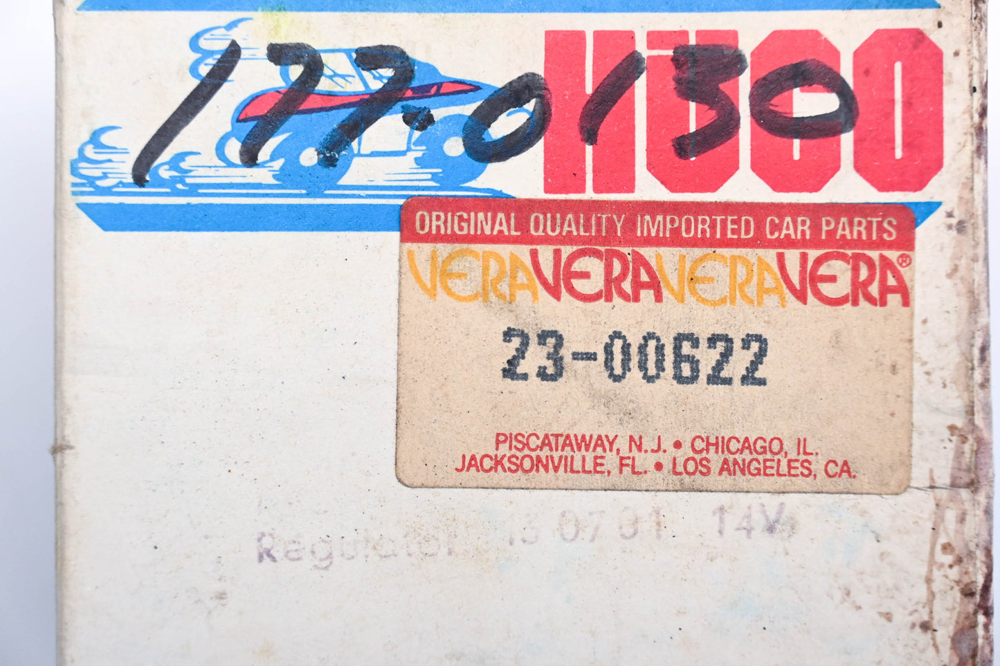 Huco 177-0130, 23-00622, 13 0701 Vera 14 Volt Voltage Regulator NOS