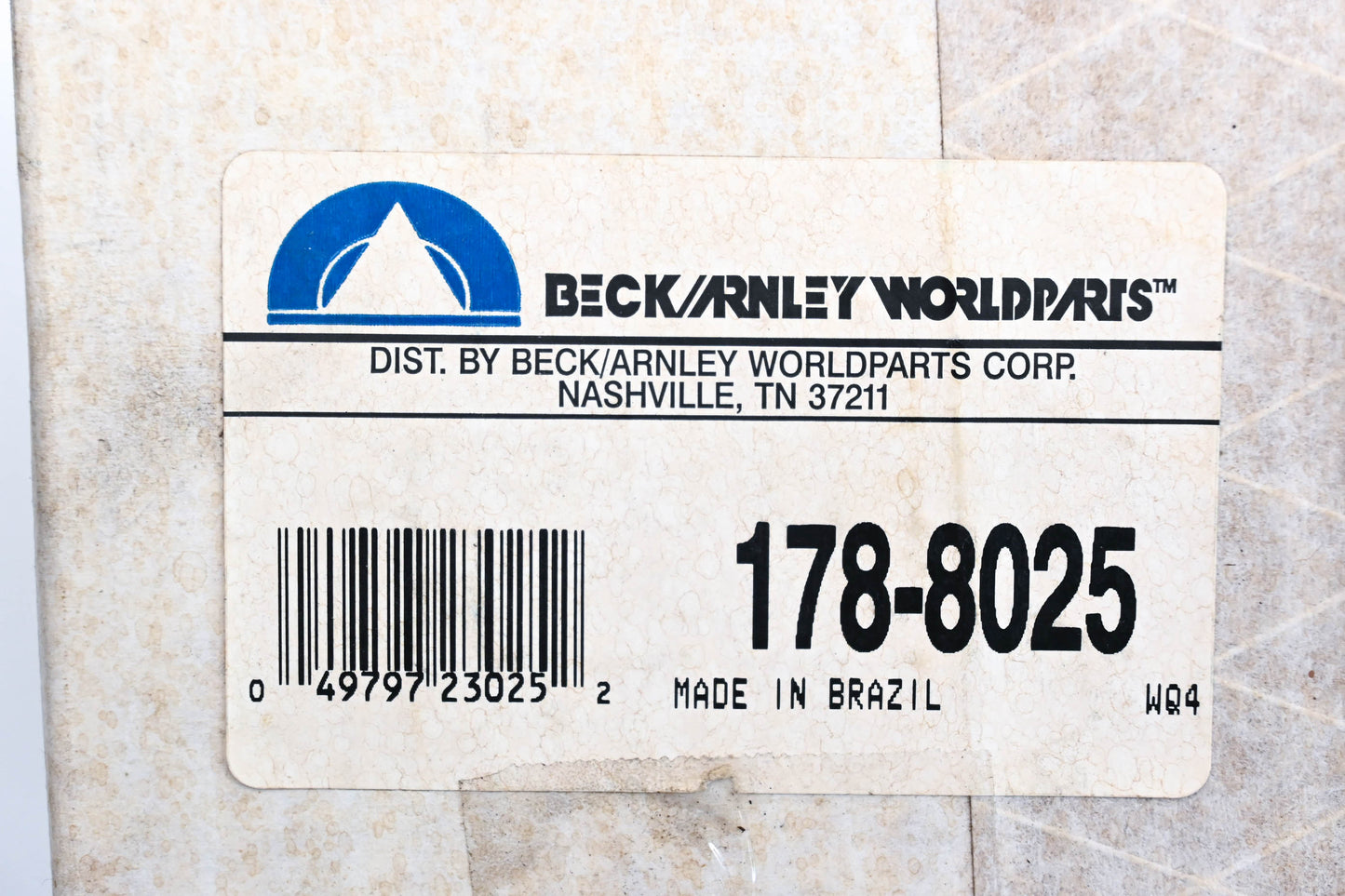 Beck Arnley 178-8025 Voltage Regulator Kit NOS